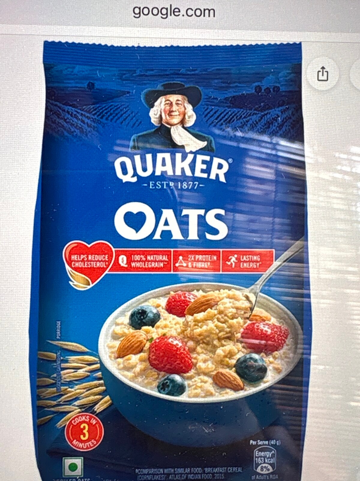 Quaker oats 400gm